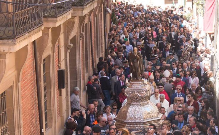 Santo Domingo celebra el 'Almuerzo del Santo' y la procesión del Santo