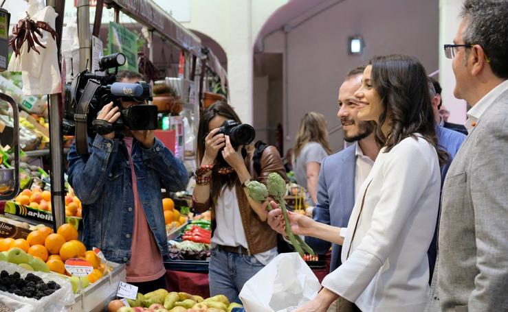 Inés Arrimadas, la número dos de Ciudadanos, visita Logroño