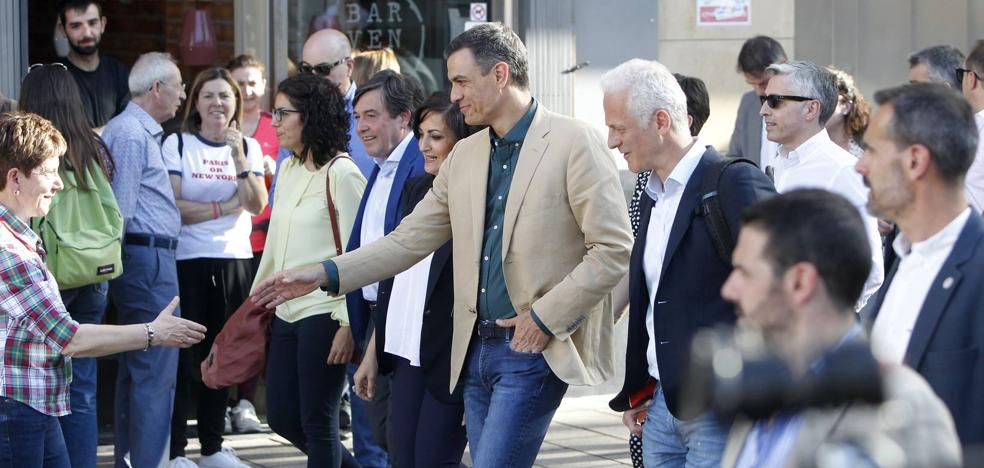 Así fue la visita de Sánchez a Logroño