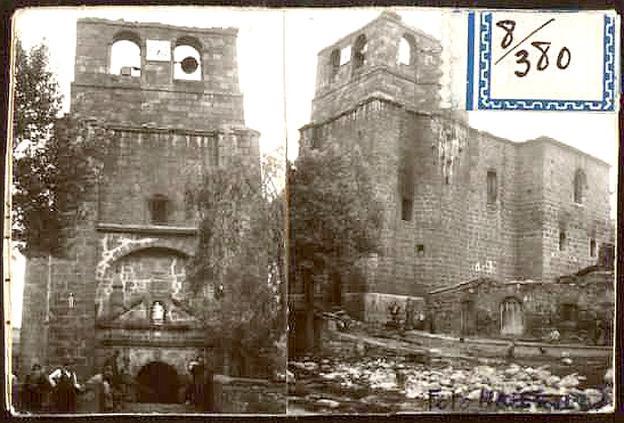 El fuego que destruyó la iglesia de Mansilla