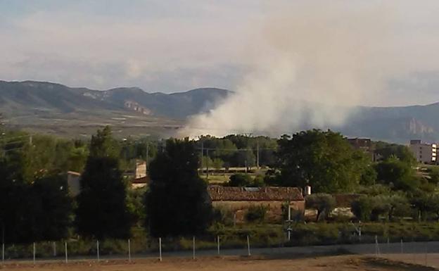 Hasta cinco incendios en Logroño y alrededores