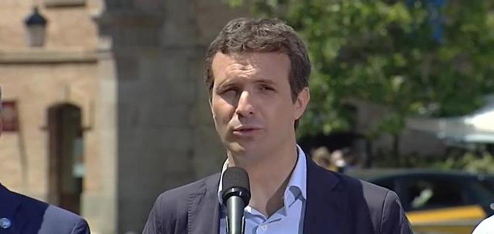 Casado cuestiona que los secesionistas hayan adquirido la condición de diputados