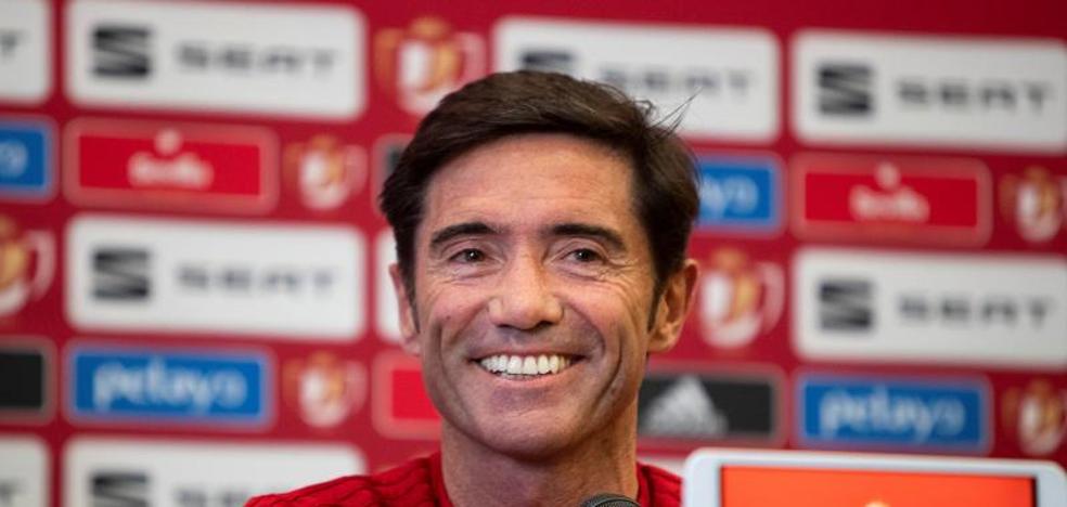 Marcelino: «La mayoría de los entrenadores no sabemos cómo parar a Messi»