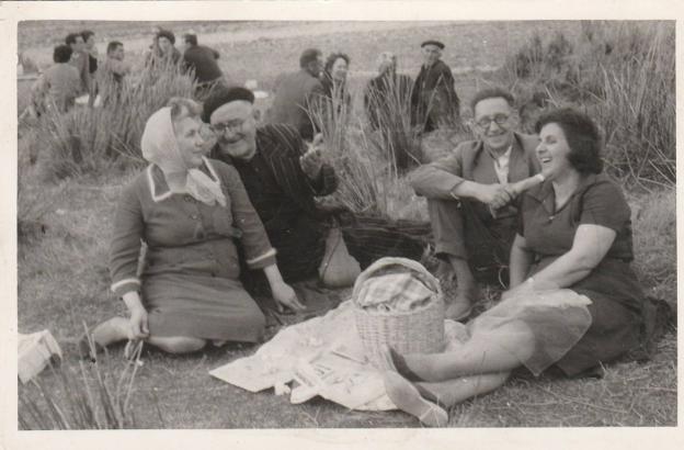 La Retina: cerveranos en Clunia en los años 50