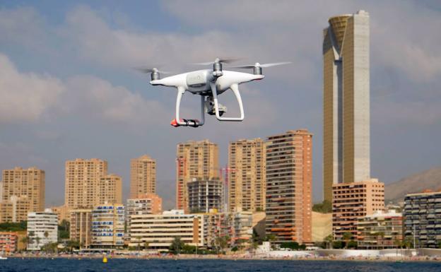 Juego de drones, proteger el cielo