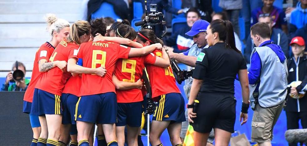 España, soñadoras del partido a partido