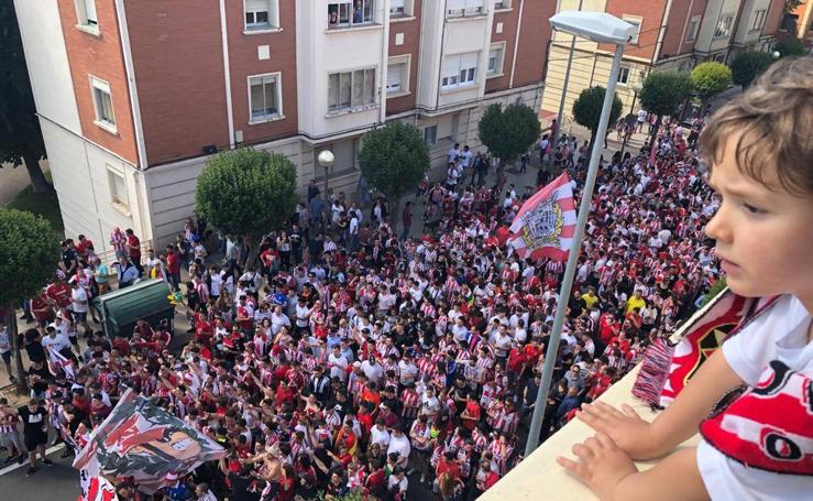 El ambiente en Logroño antes del partido UDL-Hércules