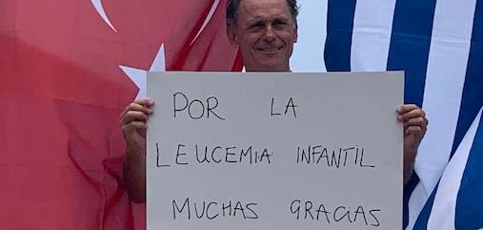 Un campeón contra la leucemia infantil