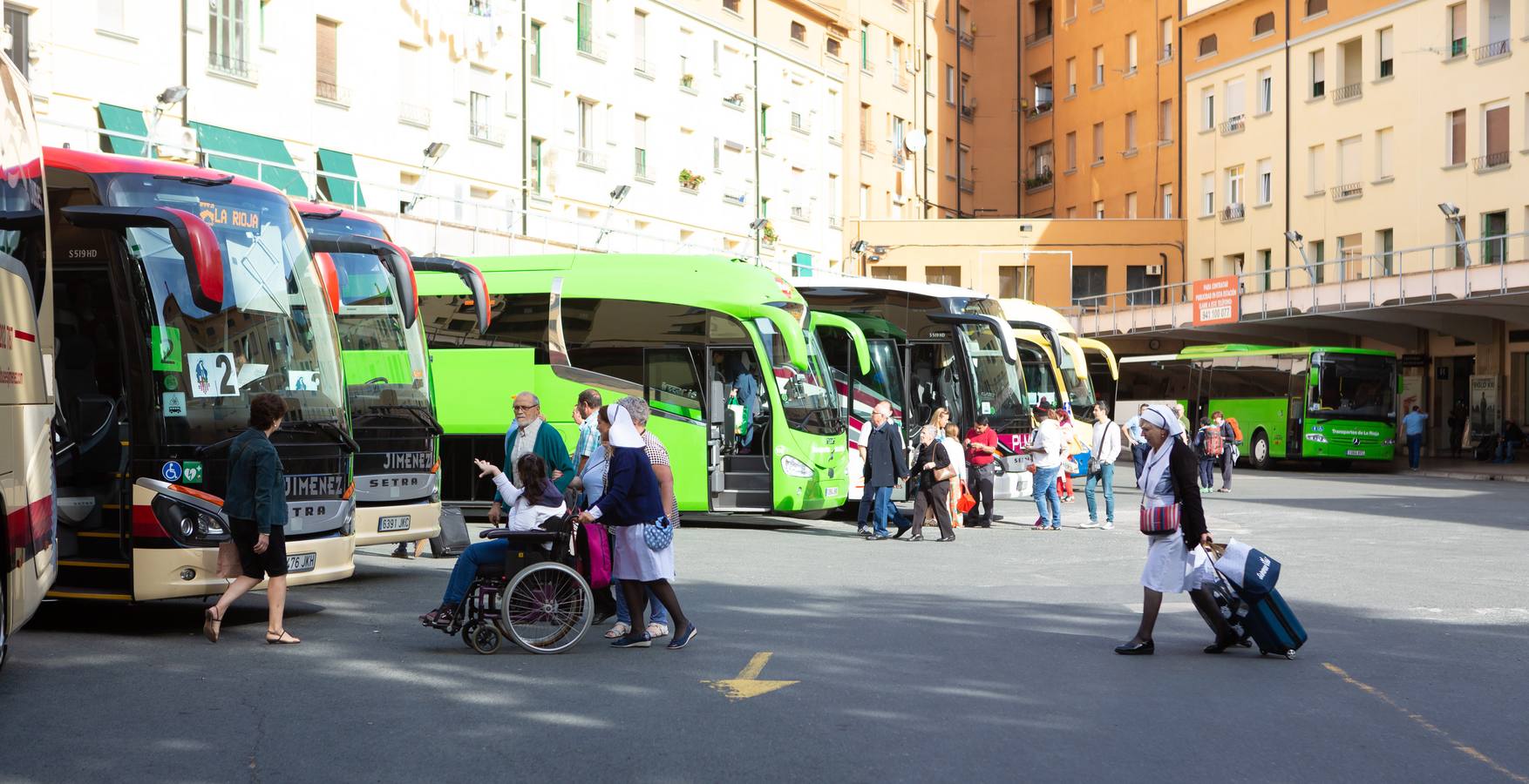 Salida de la expedición diocesana a Lourdes