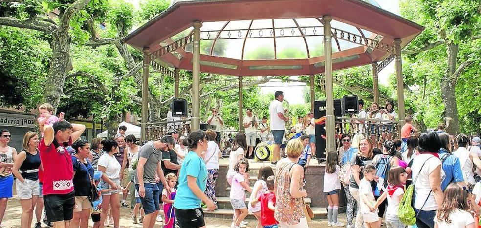 Los pequeños, reyes de la fiesta en Nájera