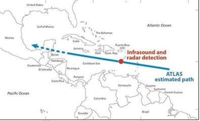 Detectan un asteroide del tamaño de un coche cuatro horas antes de estrellarse contra la Tierra