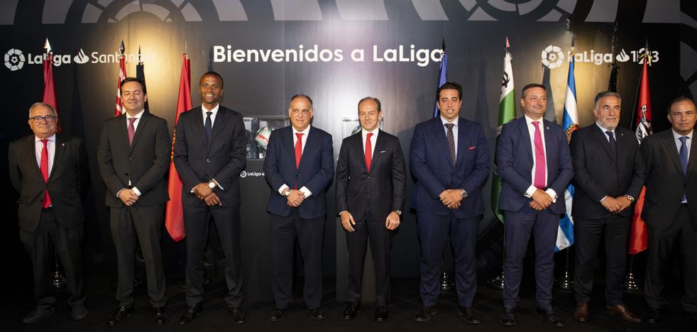 Tebas a los ascendidos: «No valen atajos para lograr los objetivos deportivos»