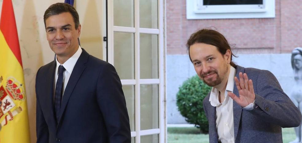 La coalición de PSOE y Podemos tiene más respaldo que un gobierno socialista en solitario