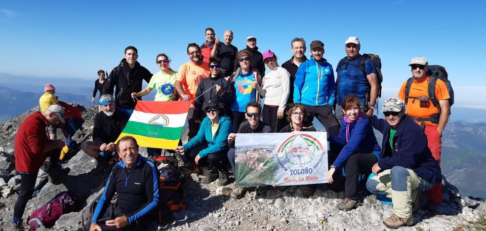 La Sociedad Deportiva Toloño sube a Peña Ubiña