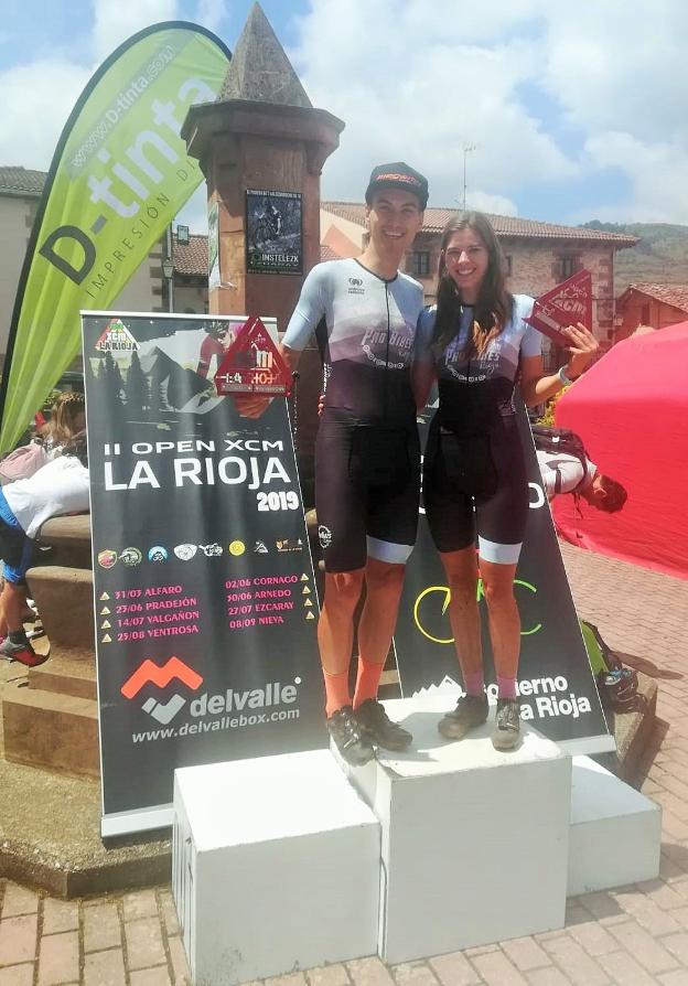 Andrés Sufrategui y Kalberg vencen la XI Travesía MTB Valdeminochi de Valgañón