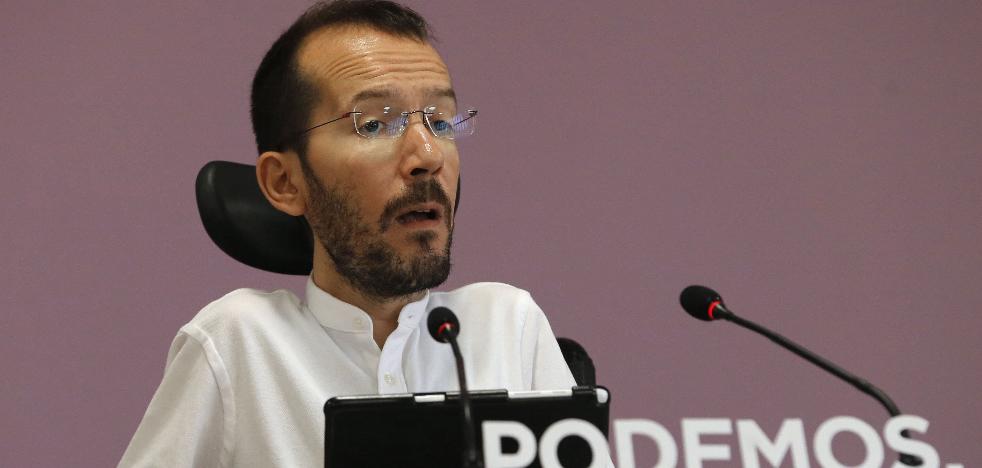 Podemos aún espera una llamada de Sánchez para sentarse a negociar