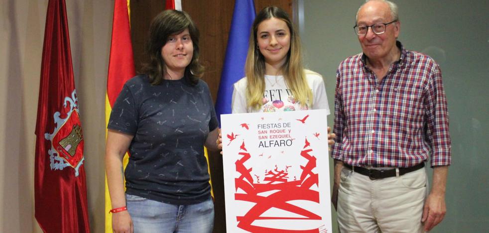 La joven diseñadora alfareña Elia Lapeña Mangado gana el cartel para anunciar las fiestas patronales