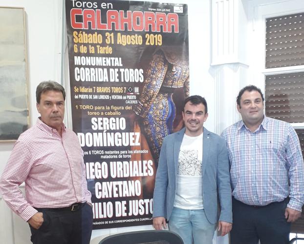 Urdiales, Cayetano, Emilio de Justo y Sergio Domínguez en la corrida de las fiestas de Calahorra