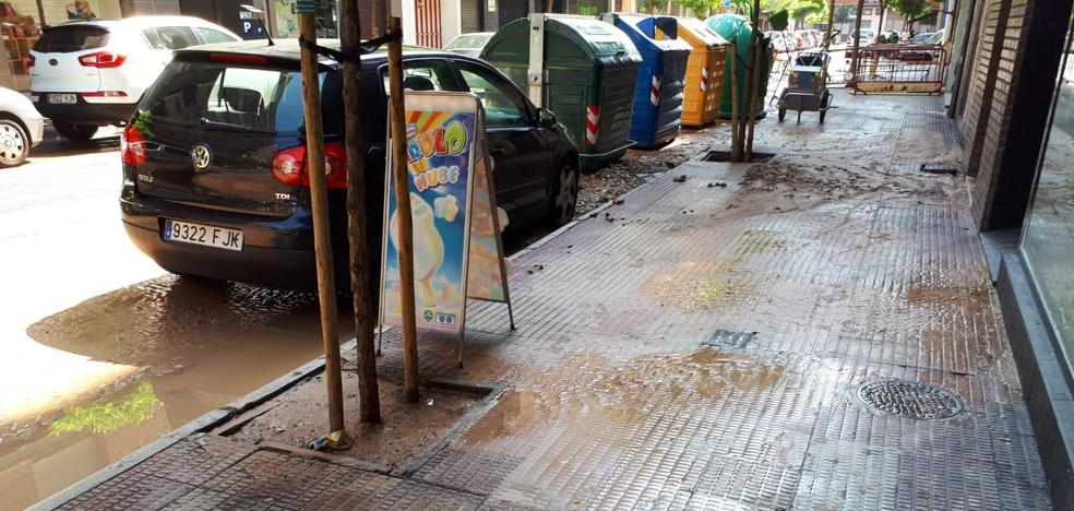 Nueva rotura de tubería en la calle Vitoria