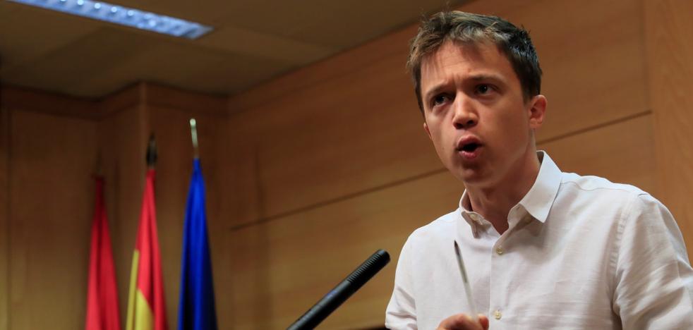 Errejón llama a frenar la investidura de la «sospechosa» Díaz Ayuso