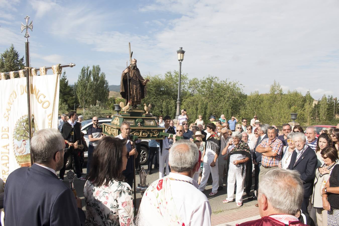 Viloria visita Santo Domingo de la Calzada