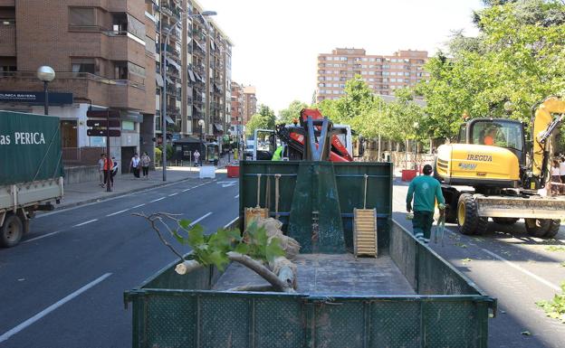 El PP pide reabrir el tráfico en la calle Vara de Rey de Logroño