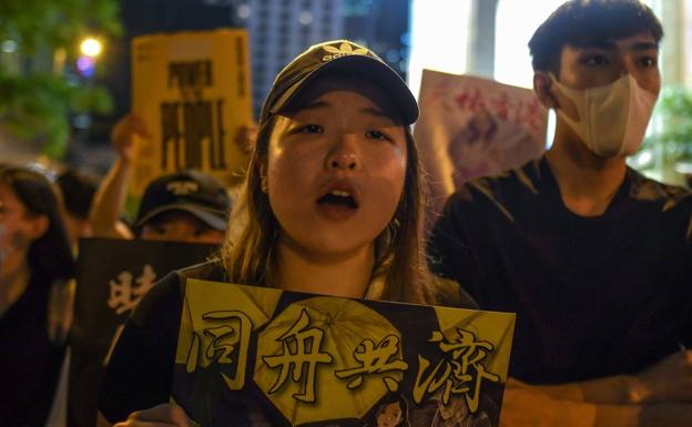 Nacionalismo contra las protestas de Hong Kong