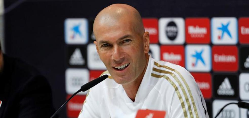 Zidane: «Voy a contar con todos los que están aquí»