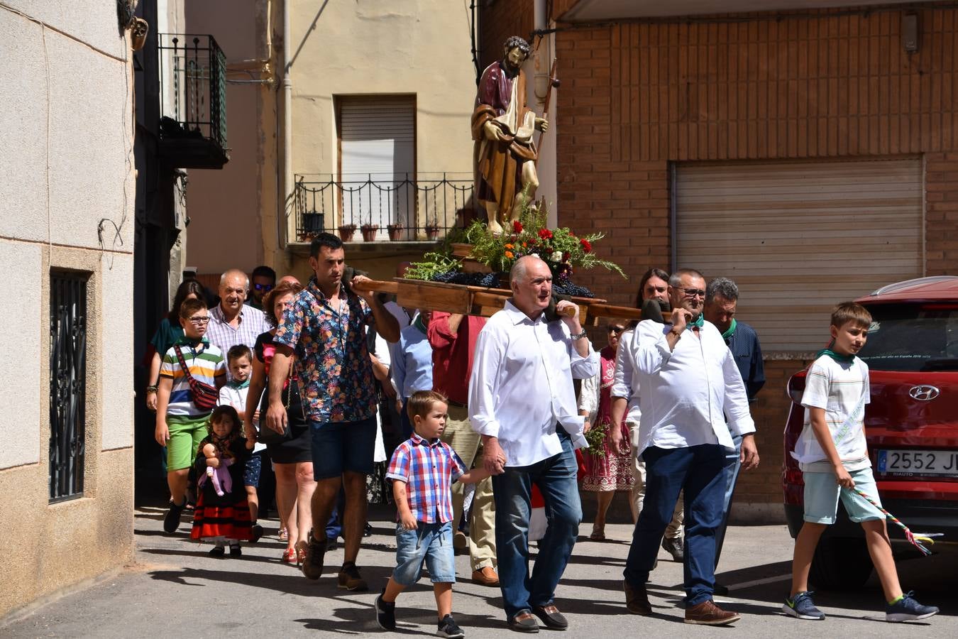 Procesión de San Roque en Alcanadre