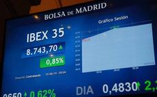 El Ibex-35 recupera los 8.700 con la expectativa de estímulos y buenas noticias comerciales