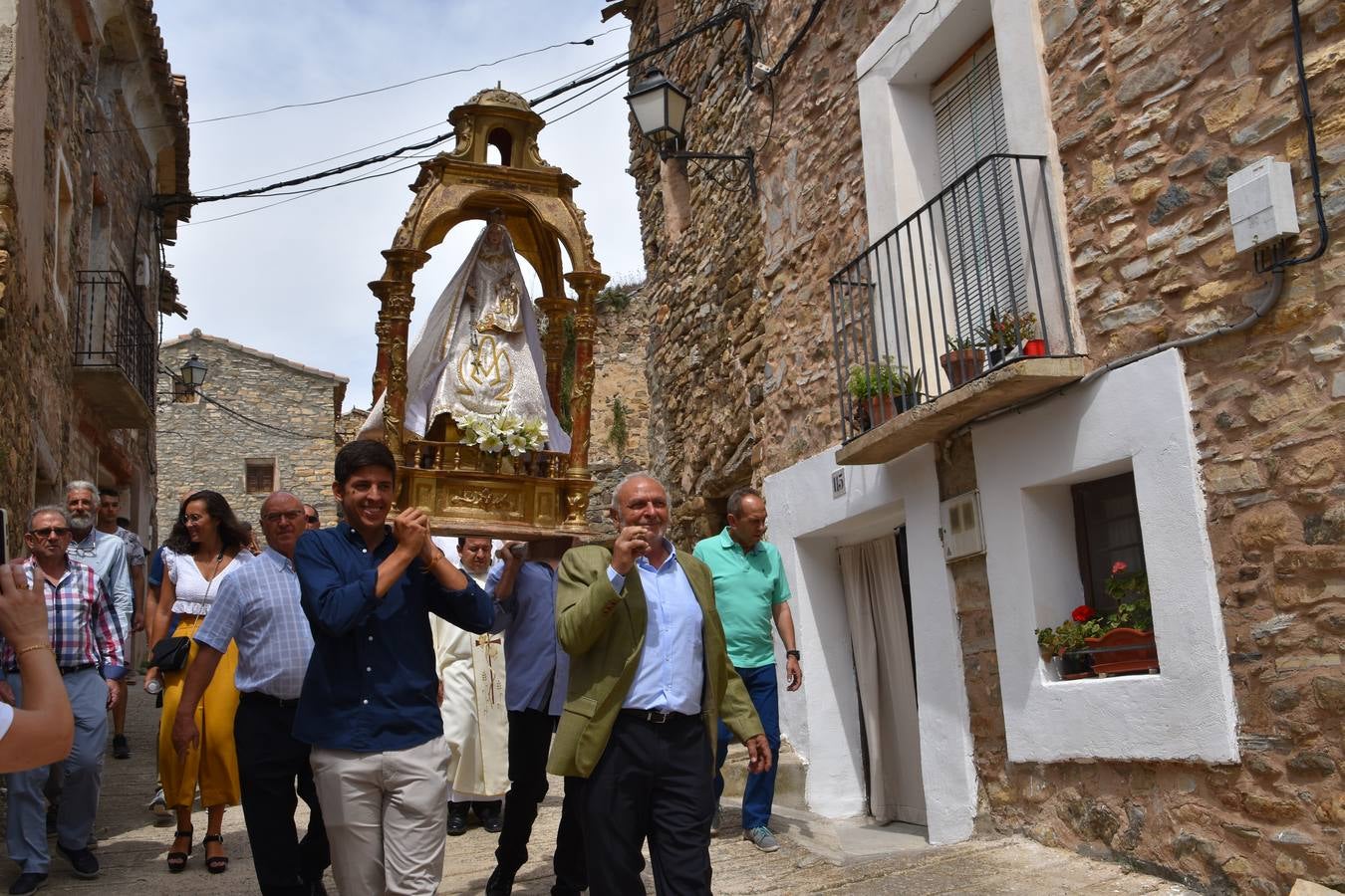 Día grande de las fiestas de Navajún en honor a la Virgen de Atisca