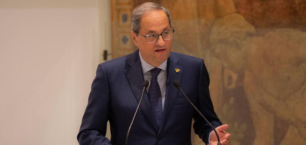 Torra aboga por que el independentismo recupere la «confrontación» con el Estado