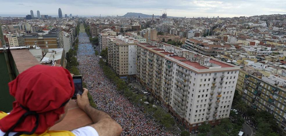 Los inscritos para la Diada caen un 25% en plena división del independentismo