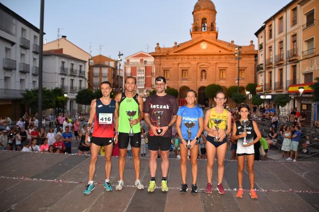 Tomé y Sanz ganaron ayer la carrera urbana Ciudad de Calahorra