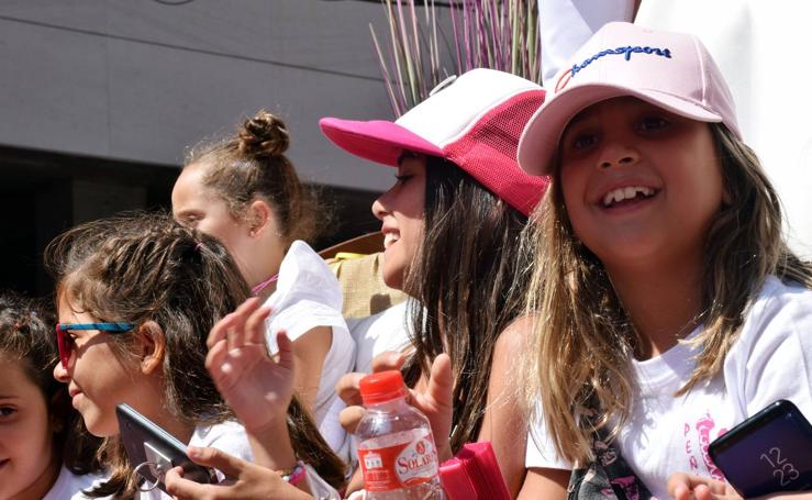 Desfile de carrozas en las fiestas de Calahorra