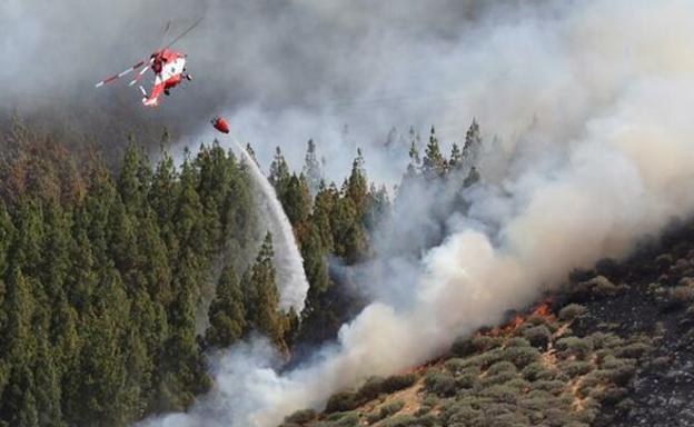 Concluye la alerta por riesgo de fuegos forestales en las islas Canarias