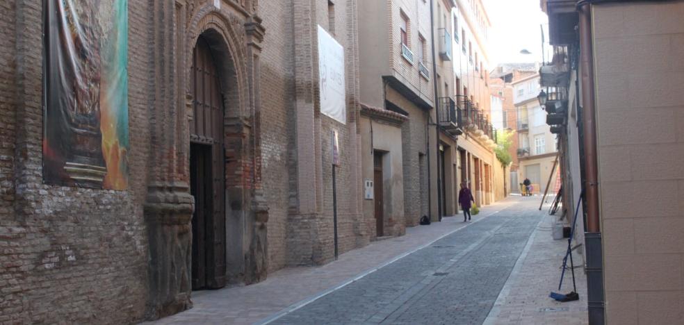 El barrio del Burgo de Alfaro muestra su nueva imagen tras diez meses de obras