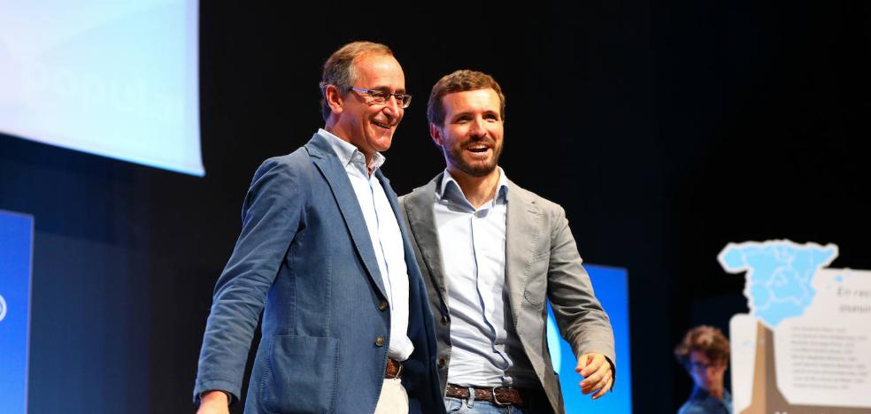 Casado pone paz en el PP vasco con una defensa explícita de la foralidad