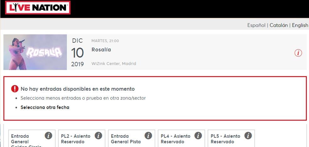 ¿Entradas para ver a Rosalía en concierto? Misión imposible