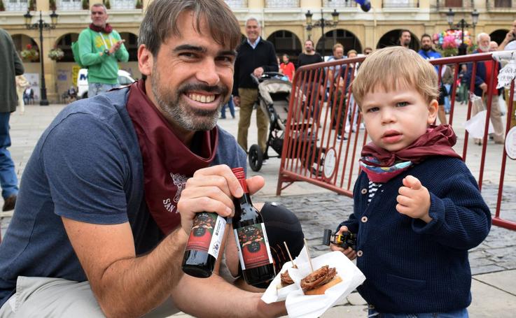 Degustación de setas y degustación de embuchados