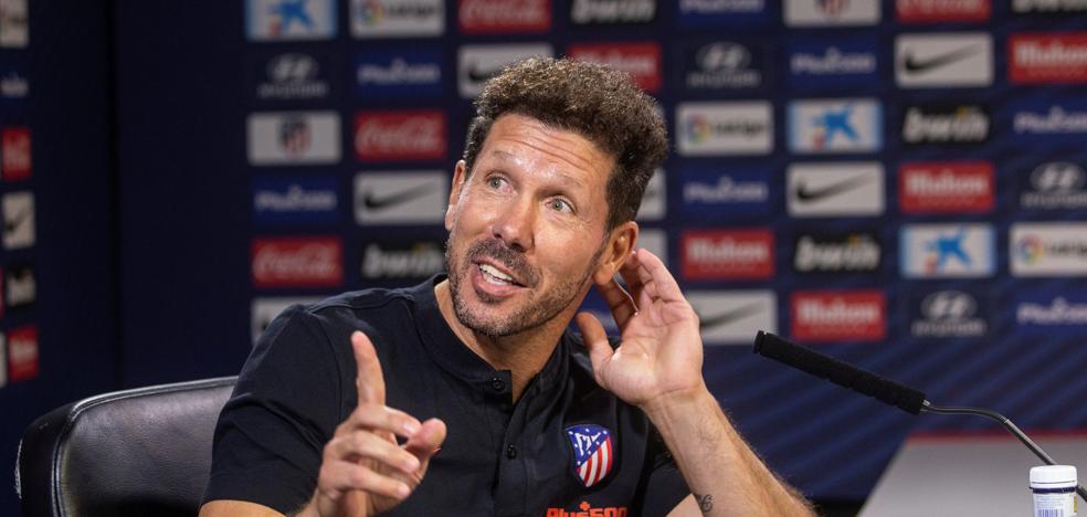 Simeone: «La gente del Atlético es exigente y no me sorprenden las críticas»