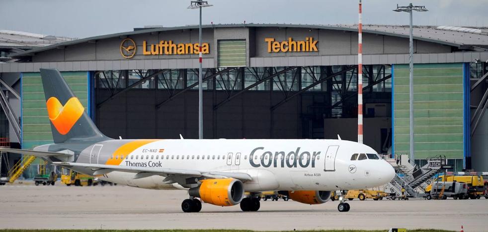 Alemania salva de la quiebra de Thomas Cook a la aerolínea Condor por seis meses