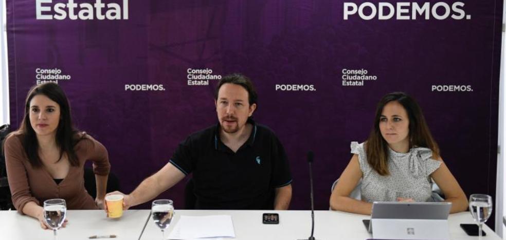 Iglesias anticipa su campaña más dura contra Sánchez y Errejón