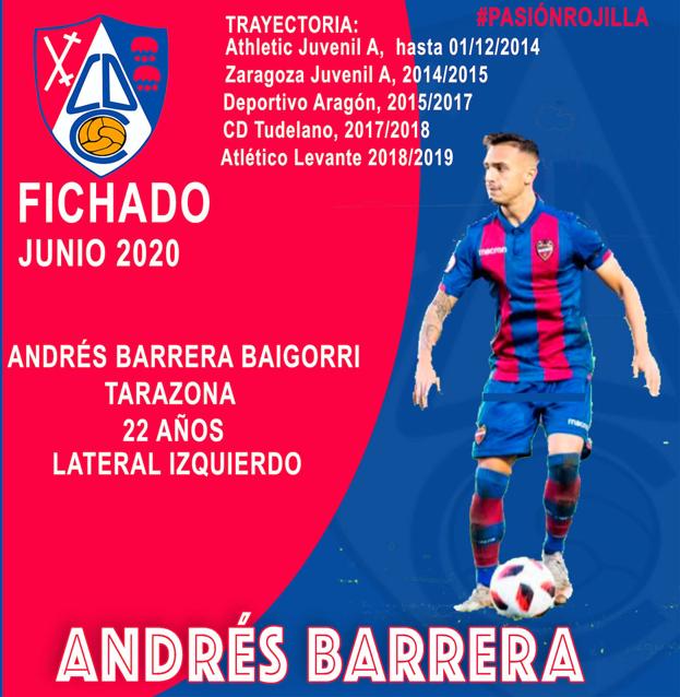 Andrés Barrera se suma al Calahorra