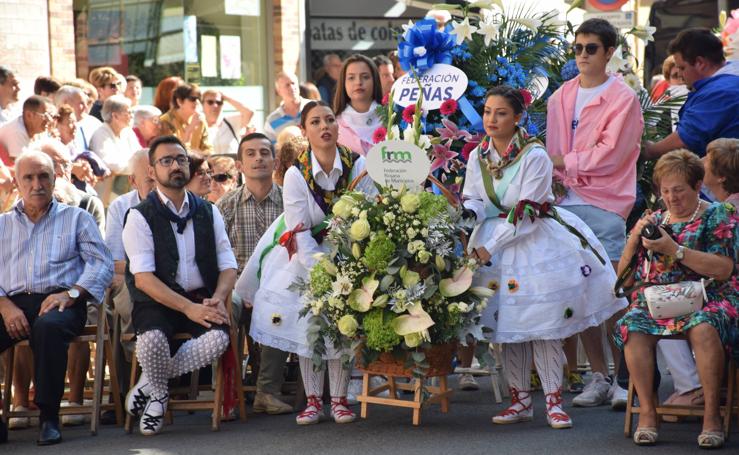 Ofrenda de flores a la Virgen de Valvanera