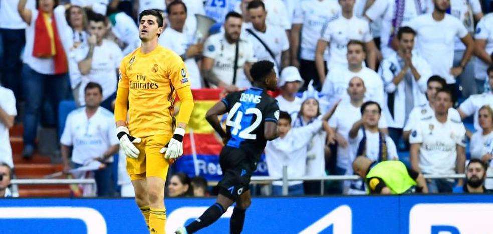 El Bernabéu y la Champions empequeñecen a Courtois