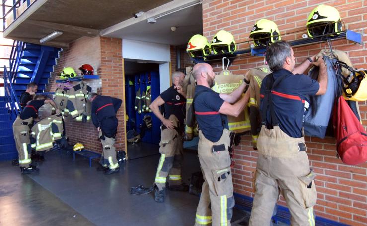 Puertas abiertas en el parque de bomberos de Logroño