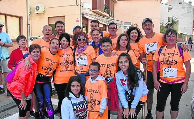 Marchando por la solidaridad en El Redal