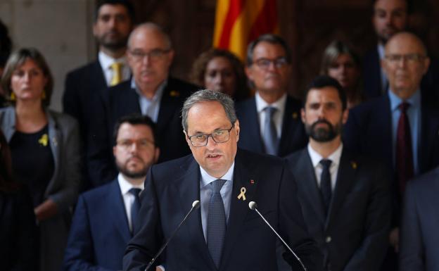 El Constitucional advierte a Torra con responsabilidades penales si desobedece