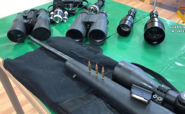 El Seprona denuncia a dos personas por caza furtiva en Autol